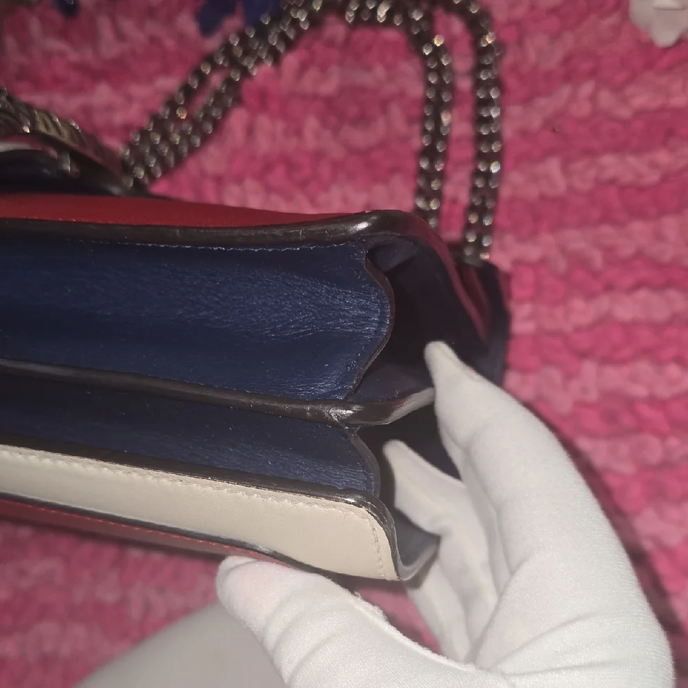 Gucci Red and Cream Shoulder‎ Bag - Picture 3 of 17